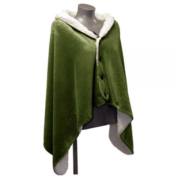 Fleece-Umhang &quot;COBY&quot; 75 x 150 cm Farbe advocado green