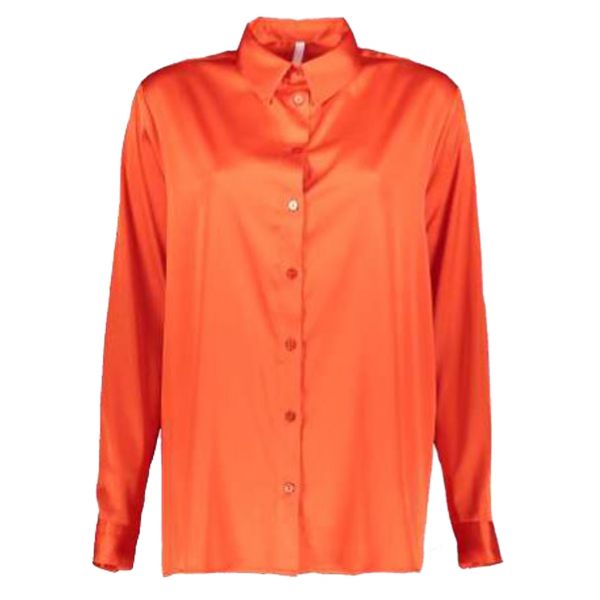 IMPERIAL Schlichte Bluse - Orange